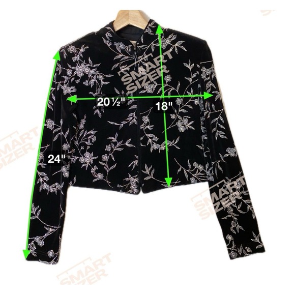 Vintage Jessica Howard Shimmering Cropped Jacket 8 Glam Luxe Dressy Formal Wear - Picture 6 of 8